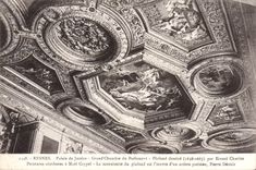 CPA Rennes Palais de Justice Grand Chambre du Parlement Plafond dessine par Errard Charles Peintures