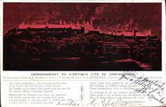 CPA Embrassement de l'Antique cite de Carcassone