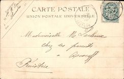 CPA Cauterets et la Mont Peguere