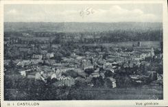 CPA Castillon Vue generale