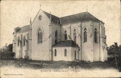 CPA Ecueille Exterieur de la Nouvelle Eglise