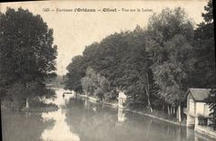 CPA Environs d'Orleans Olivet Vue sur le Loiret