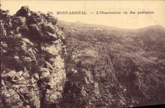CPA Mont Aigoual L'Observatoire vu des precipices