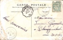 CPA Fantaisie Fleurs ColombesBonne Fete