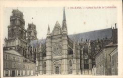 CPA Orleans Portail sud de la Cathedrale