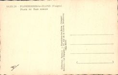 CPA Plombieres les Bains (Vosges) Place du Bain Romain