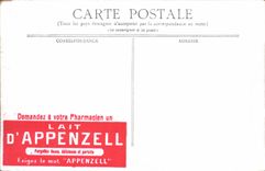 CPA Niort Vue sur la Sevre prise du Donjon Publicite Lait d'Appenzell