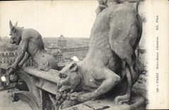 CPA Paris Notre Dame Chimeres