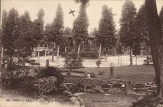 CPA Reims Kiosque et Jardin