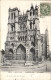 CPA Amiens Cathedrale Facade