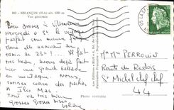 CPA Briancon (H A) alt 1321 m Vue generale