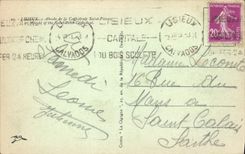 CPA Lisieux Abside de la Cathedrale Saint Pierre