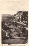 CPA Rocamadour Vue en Nid d'Aigle de la Boucle de la Route de Cahors