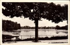 CPA Enghien les Bains Le Lac d'Enghien pris de la Route de St Gratien