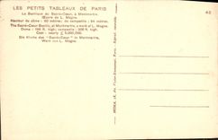 CPA Les Petit Tableau de Paris La Basilique du Sacre Coeur a Monimartre Oeuvre de L Magne