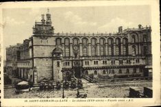 CPA Saint Germain en Laye Le Chateau (XVIe Siecle) Façade ouest