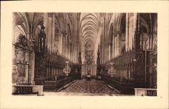 CPA Amiens La Cathedrale Les Stalles