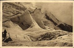 CPA Massif du Mont Blanc Glacier des Bossons (2590 m)