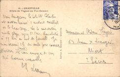 CPA Granville Effets de Vague a Plat Gonssset