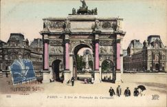 CPA Paris L'Arc de Triomphe du Carrousel