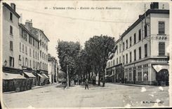 CPA Vienne (Isere) Entree du Cours Romestang