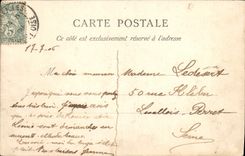 CPA Versailles Parc du Grand Trianon La Coquille groupe en plomb