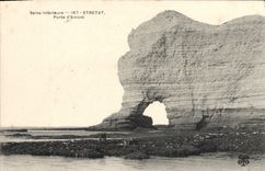 CPA Seine Inferieure Etretat Porte d'Amont
