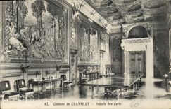 CPA Chateau de Chantilly Galerie des Cerfs
