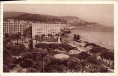 CPA Nice Cote d'Azur Les Jardins Alber 1er et le Quai des Etats Unis
