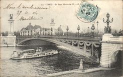 CPA Paris Le Pont Alexandre III