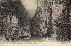 CPA Chateau de Valençay Le Parc Les Grottes