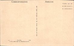 CPA Paris L'Eglise de la Madeleine