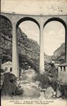 CPA Ligne du Sud de la France Viaduc du Loup Les Gorges