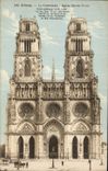 CPA Orleans La Cathedrale Eglise Sainte Croix
