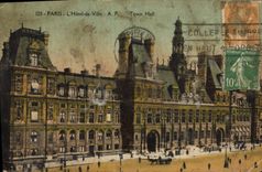 CPA Paris L'Hotel de Ville
