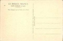 CPA La douce France Saint Germain de Laye Une echappee sur la Vallee de la Seine