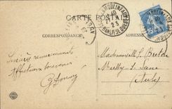 CPA Sommet de Lancebranlette (2633 m) et le Mont Blanc (4810 m)