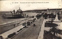 CPA Nice Promenade des Anglais et Palais de la Jetee