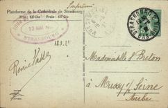 CPA Strasbourg L'Horloge Astronomique