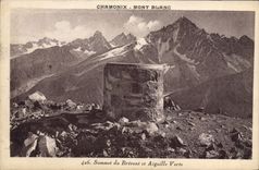 CPA Chamonix Mont Blanc Sommet du Brevent et Aiguille Verte