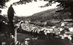 CPA Plombieres les Bains Vue generale prise de la Terrasse de la Vierge