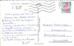 CPA Souvenir des Sables d'Olonne Sa Plage Son Port Sablaise