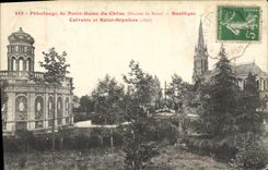 CPA Pelerinage de Notre Dame du Chene (Diocese du Mans) Basilique Calvaire et Saint Sepulcre (1896)