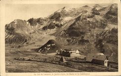 CPA Le Col du Lautaret le Jardin Alpin le Chalet et le Combeynot