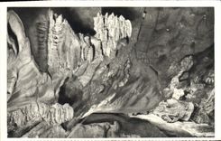 CPA Le lot Illustre Padirac Lac suspendu et Grand Dome