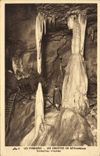 CPA Les Pyrenees Les Grottes de Betharram Stalactite vivantes