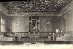 CPA Rouen Palais de Justice Salle des Assises