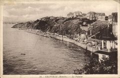 CPA Granville (Manche) La Falaise
