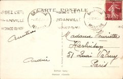 CPA Granville (Manche) La Falaise