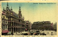 CPA Bruxelles Grand Place cote Nord Est